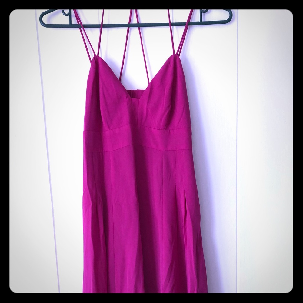 Pink mini dress